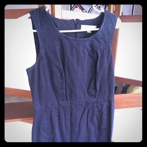 Dark Blue Anne Taylor Sheath Dress